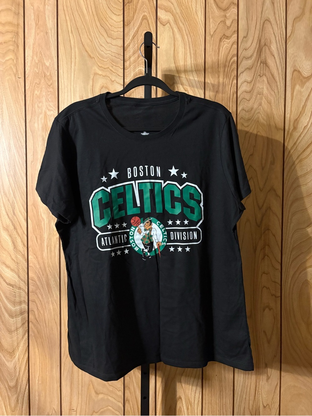 Graphic Tee - Black with Green Logo
